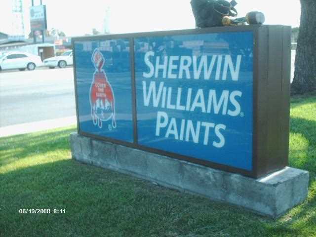 Sherwin Williams Sign Service After