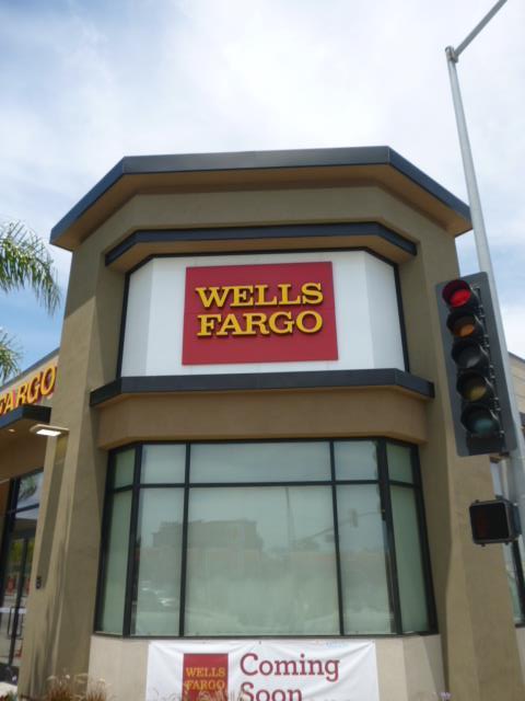 Wells Fargo Sign & Awning Install After 1