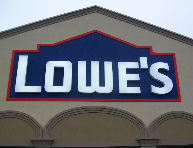 Lowes Sign Install